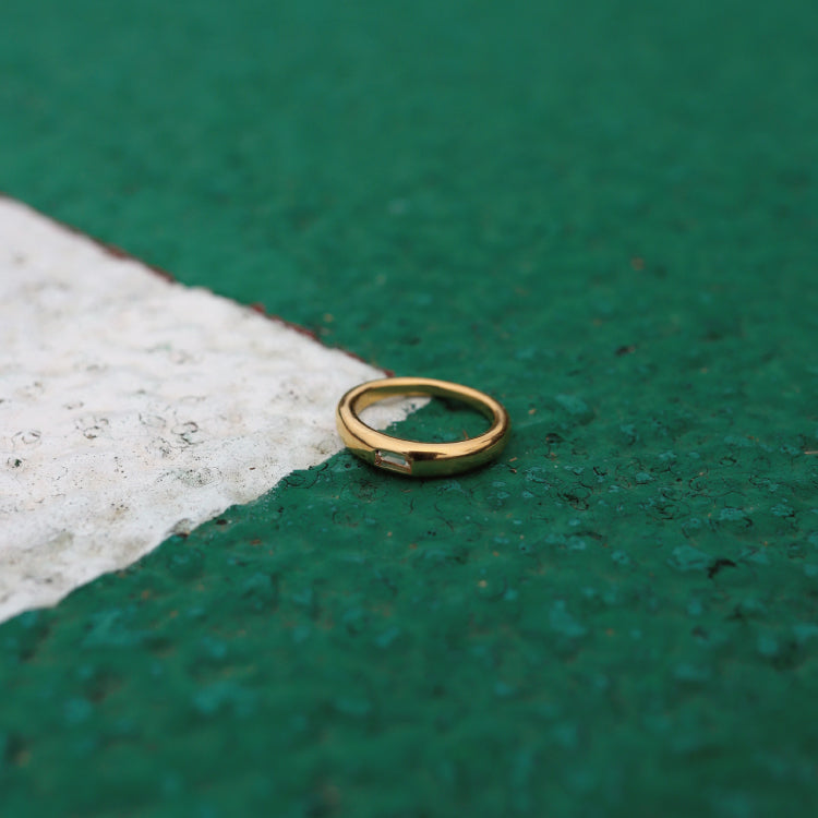 【Recall coming soon…】dear ring GD (white quartz)