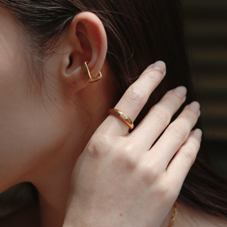 【Recall coming soon…】dear ring GD (white quartz)