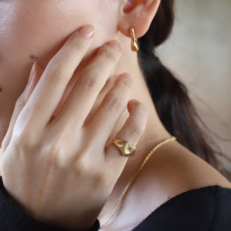 H signet ring GD