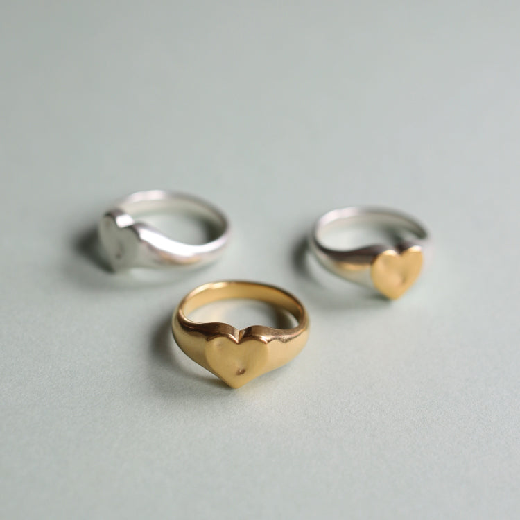 H signet ring GD