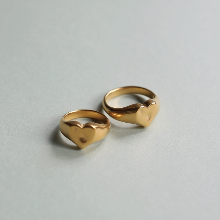 H signet ring GD