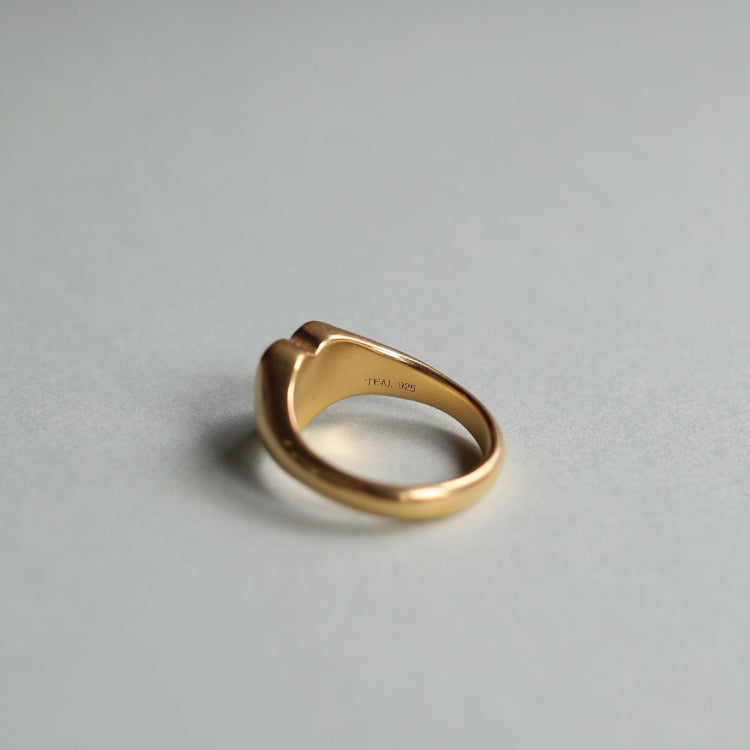 H signet ring GD