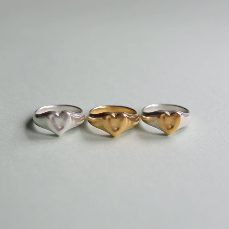 H signet ring GD