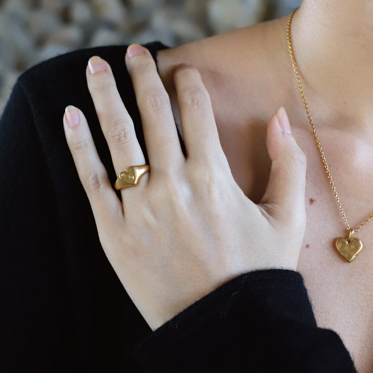 H signet ring GD