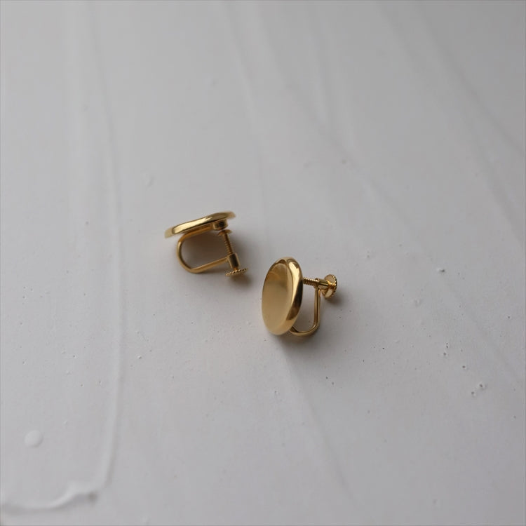 【ONLY STOCK】サークルプットイヤリング GD