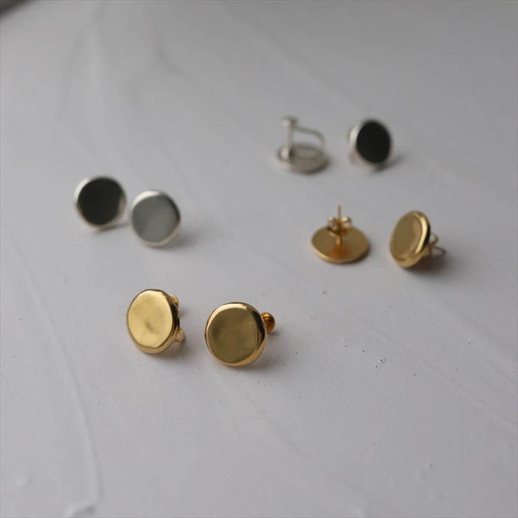 【ONLY STOCK】サークルプットイヤリング GD