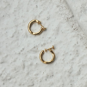【先行販売】ロールイヤリング GD