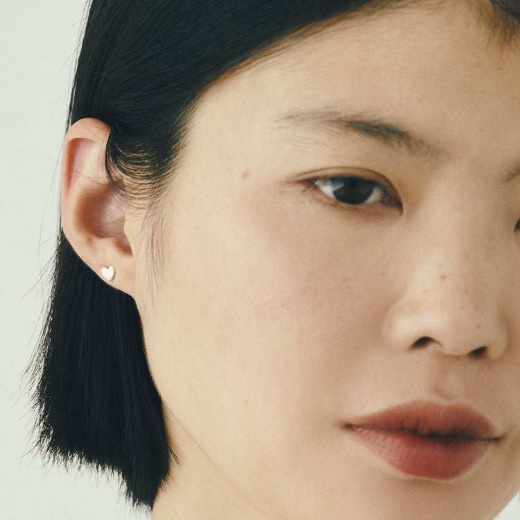 【coming soon...】タイニーハートピアス SV