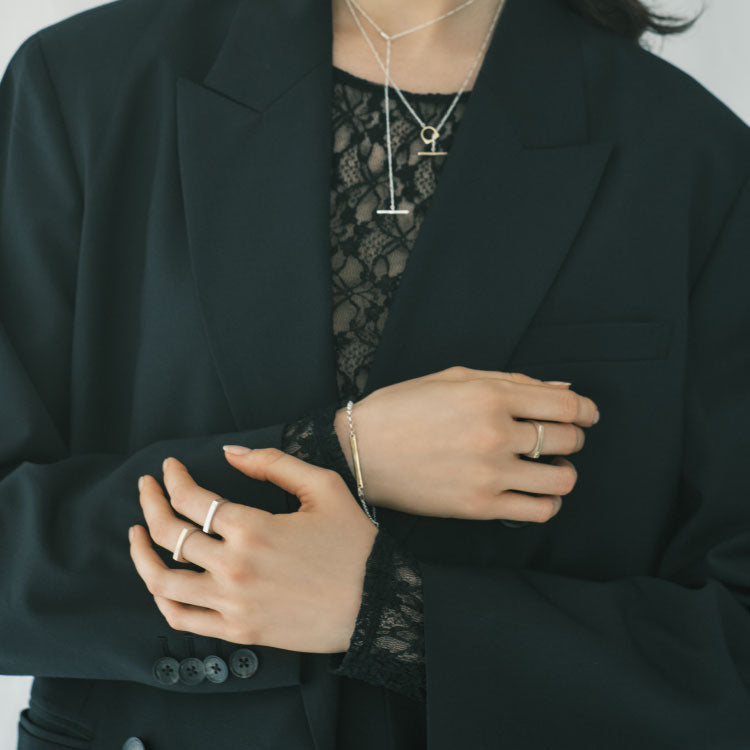 【TEN. × BEAUTY&YOUTH】ループコンビチェーンブレスレット MIX