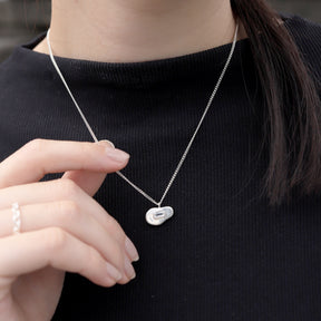 【Recall coming soon…】float necklace SV (white quartz)