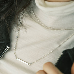 【TEN. × BEAUTY&YOUTH】ループコンビチェーンネックレス SV
