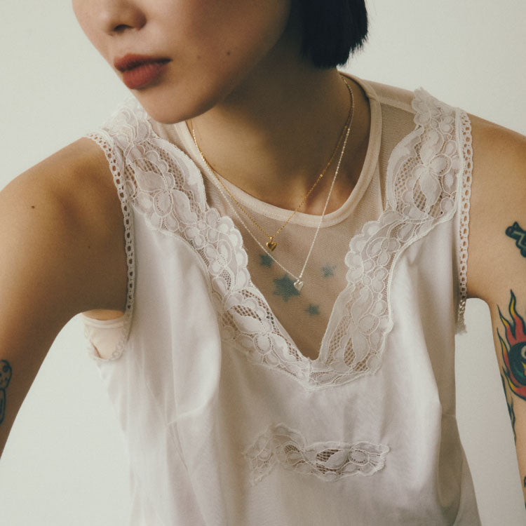 【coming soon...】タイニーハートネックレス GD