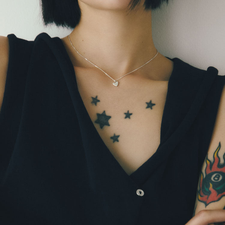 【coming soon...】タイニーハートネックレス SV