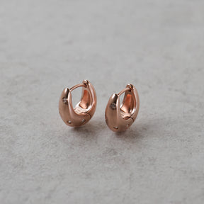 【期間限定｜ピンクゴールド受注】ポルカピアス PG (CZ)