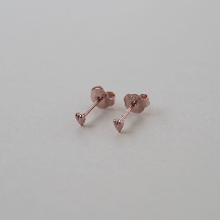 【期間限定｜ピンクゴールド受注】コルハートピアス PG