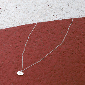【Recall coming soon…】float necklace SV (white quartz)