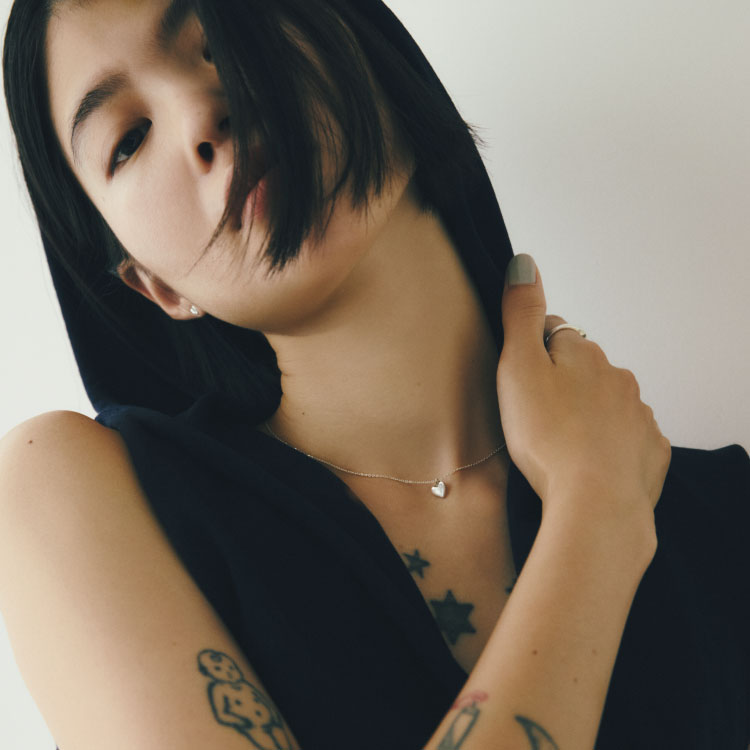 【coming soon...】タイニーハートネックレス SV