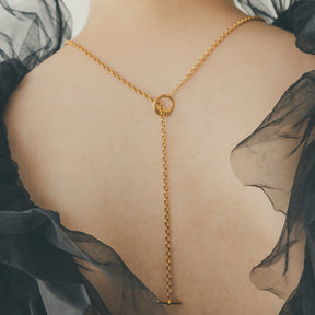【TEN.×jurk】loop lariat necklace