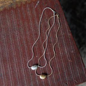 【moment】pebble necklace