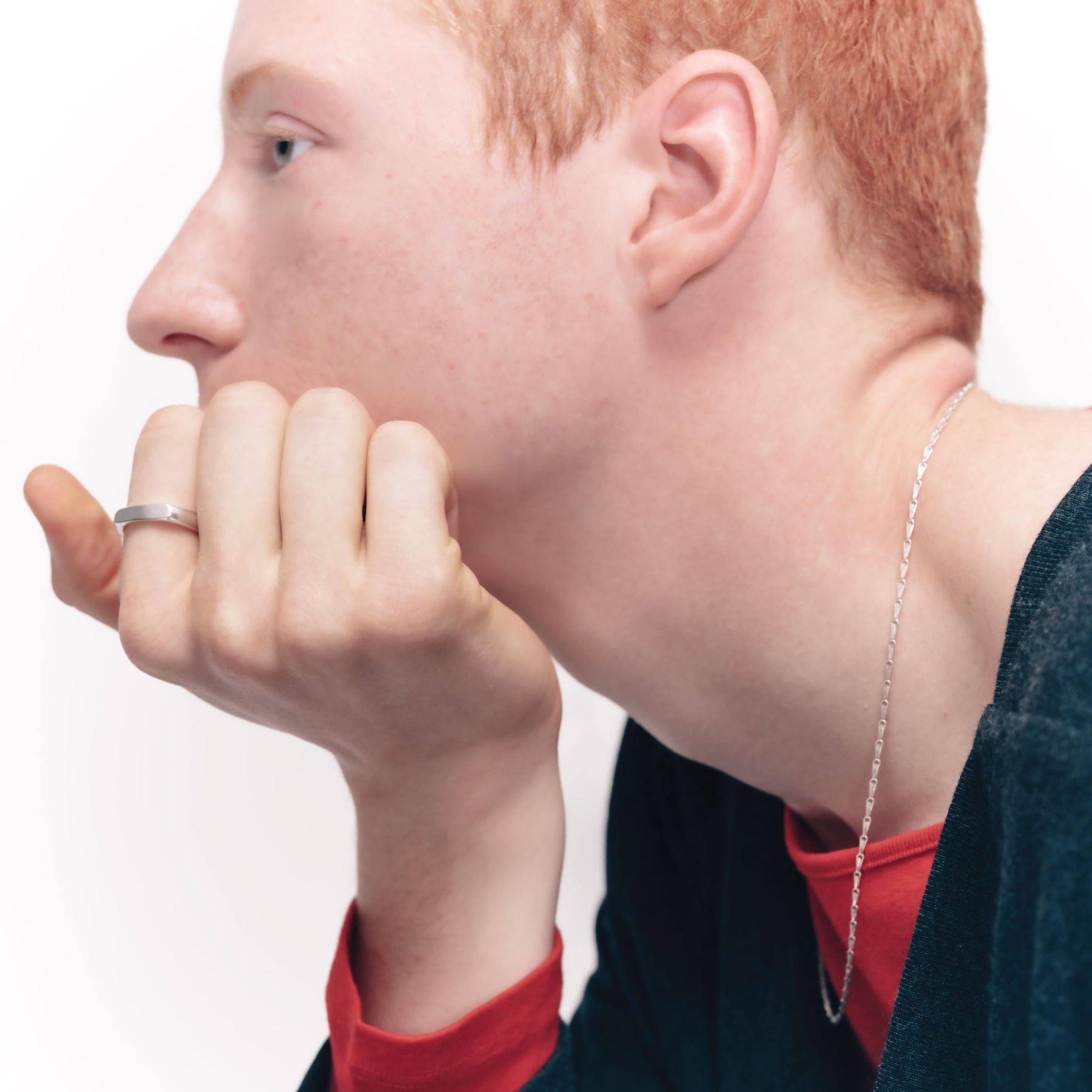 【PRE RELEASE】barley corn chain necklace SV 50cm