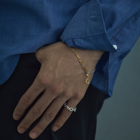 Shade combi chain bracelet MIX-M-