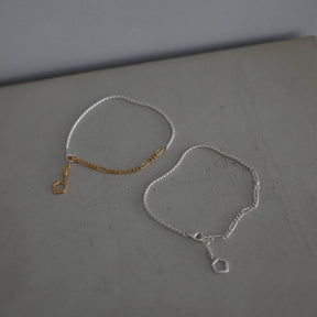 Shade combi chain bracelet MIX-M-