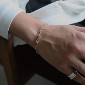 【BLEND vol.1 2/20 21:00-】rect  chain bracelet SV -M-