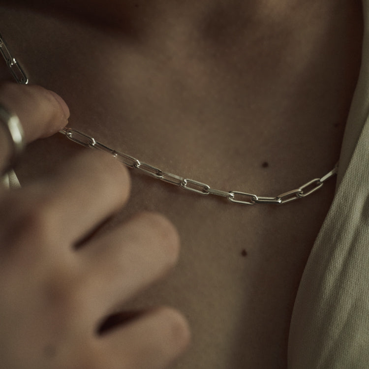 グリッドネックレス SV