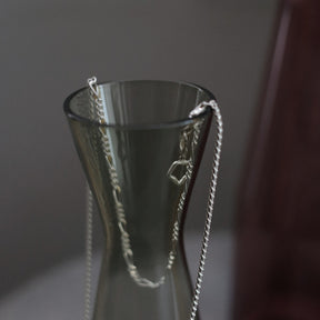 Shade combi chain necklace SV