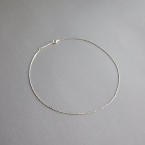 【PRE RELEASE】flat cable chain necklace SV 38cm