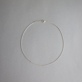 【PRE RELEASE】flat cable chain necklace SV 38cm