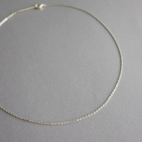 【PRE RELEASE】flat cable chain necklace SV 38cm