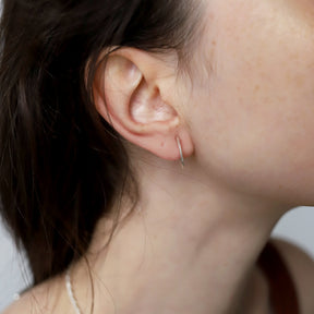 【SALE】[ONLINE STORE限定]フラットサークルピアス SV-S-