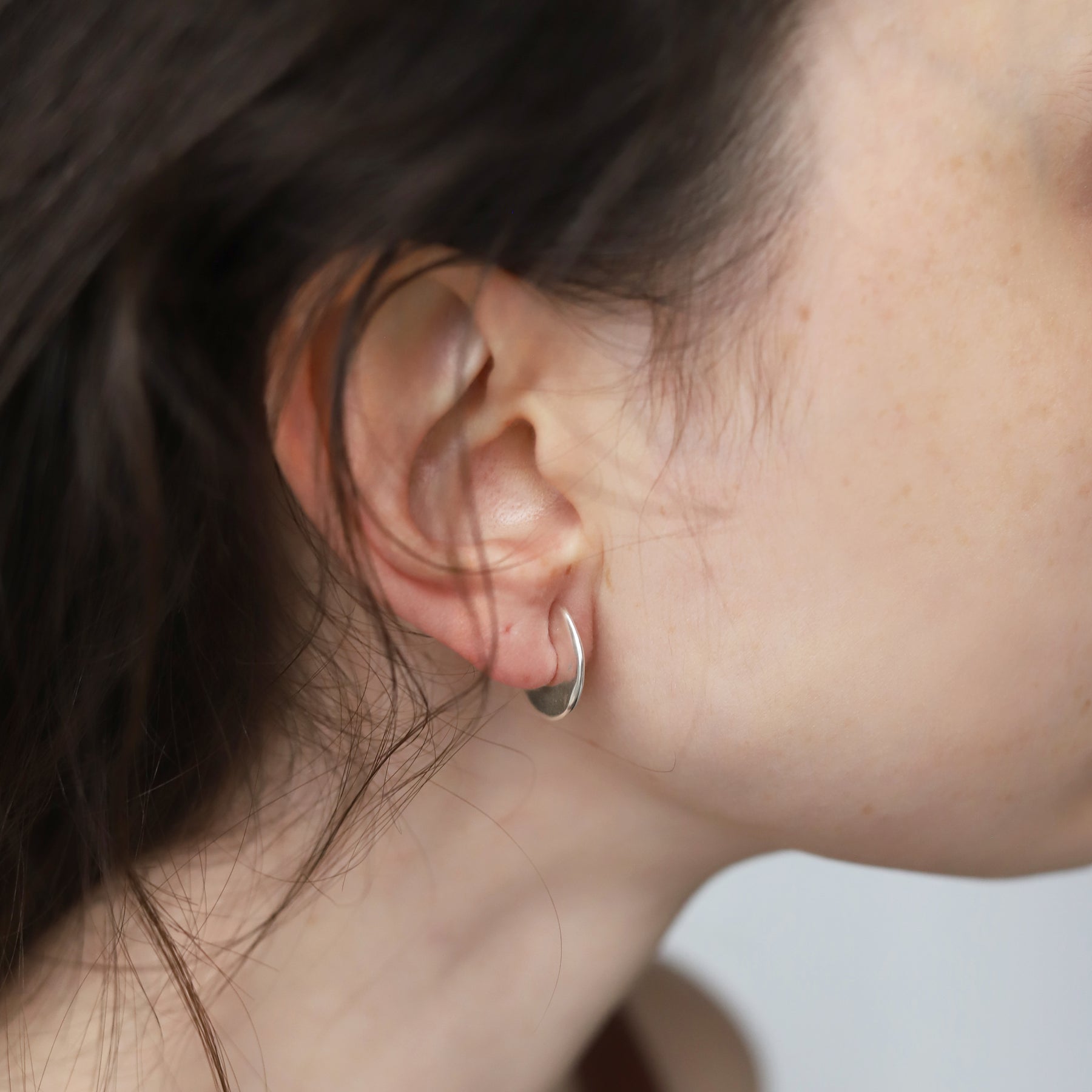 【SALE】[ONLINE STORE限定]フラットサークルピアス SV-S-