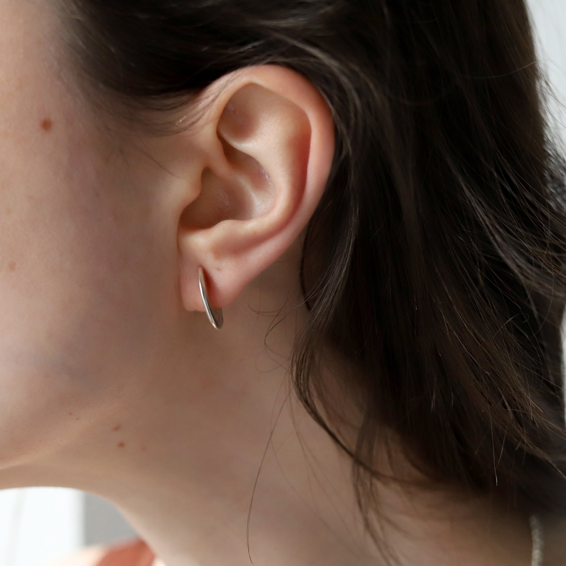 【SALE】[ONLINE STORE限定]フラットサークルピアス SV-S-