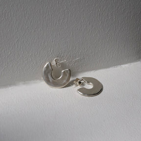 [ONLY STOCK] [ONLINE STORE Limited] flat circle pierce SV-M-