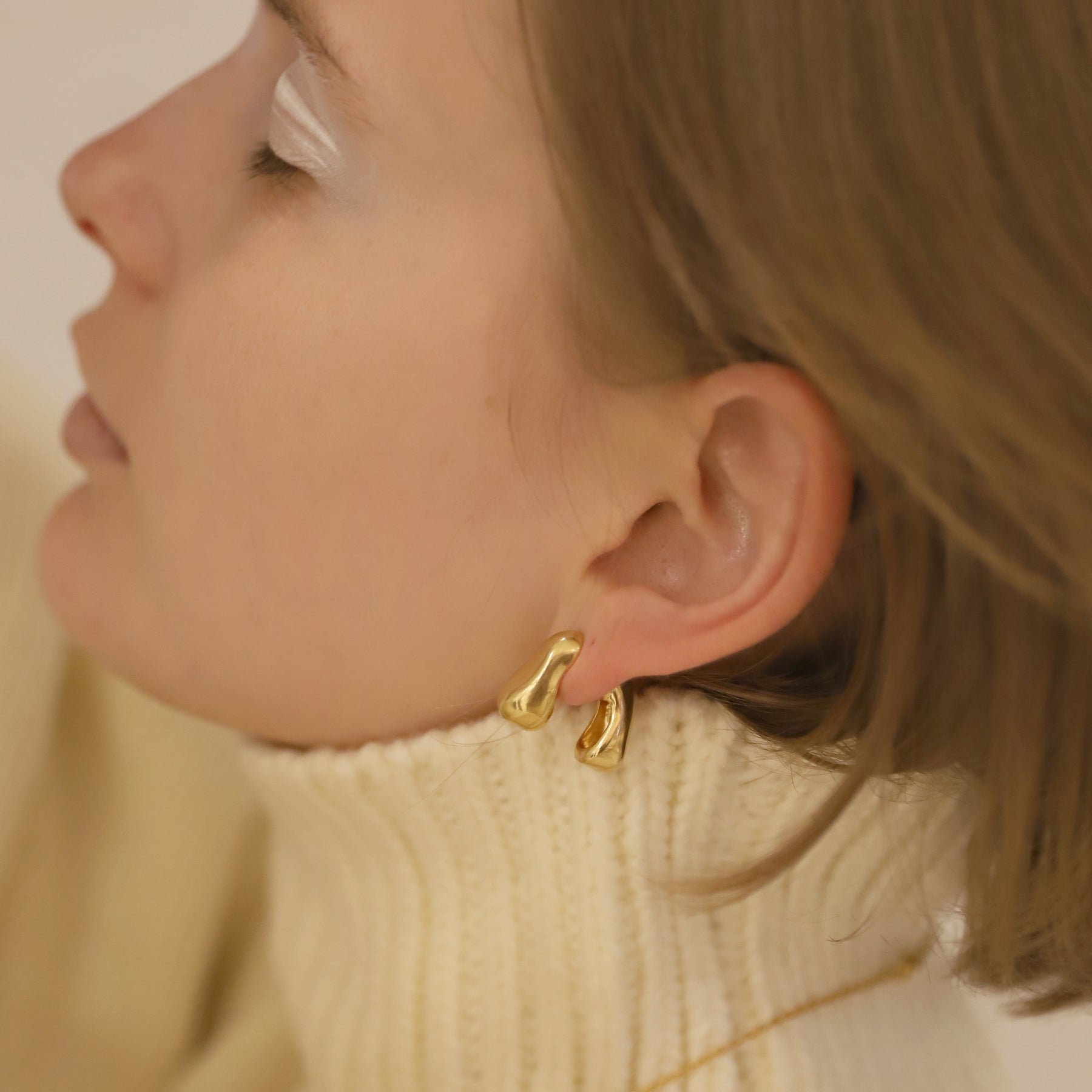 フロウプットピアス GD