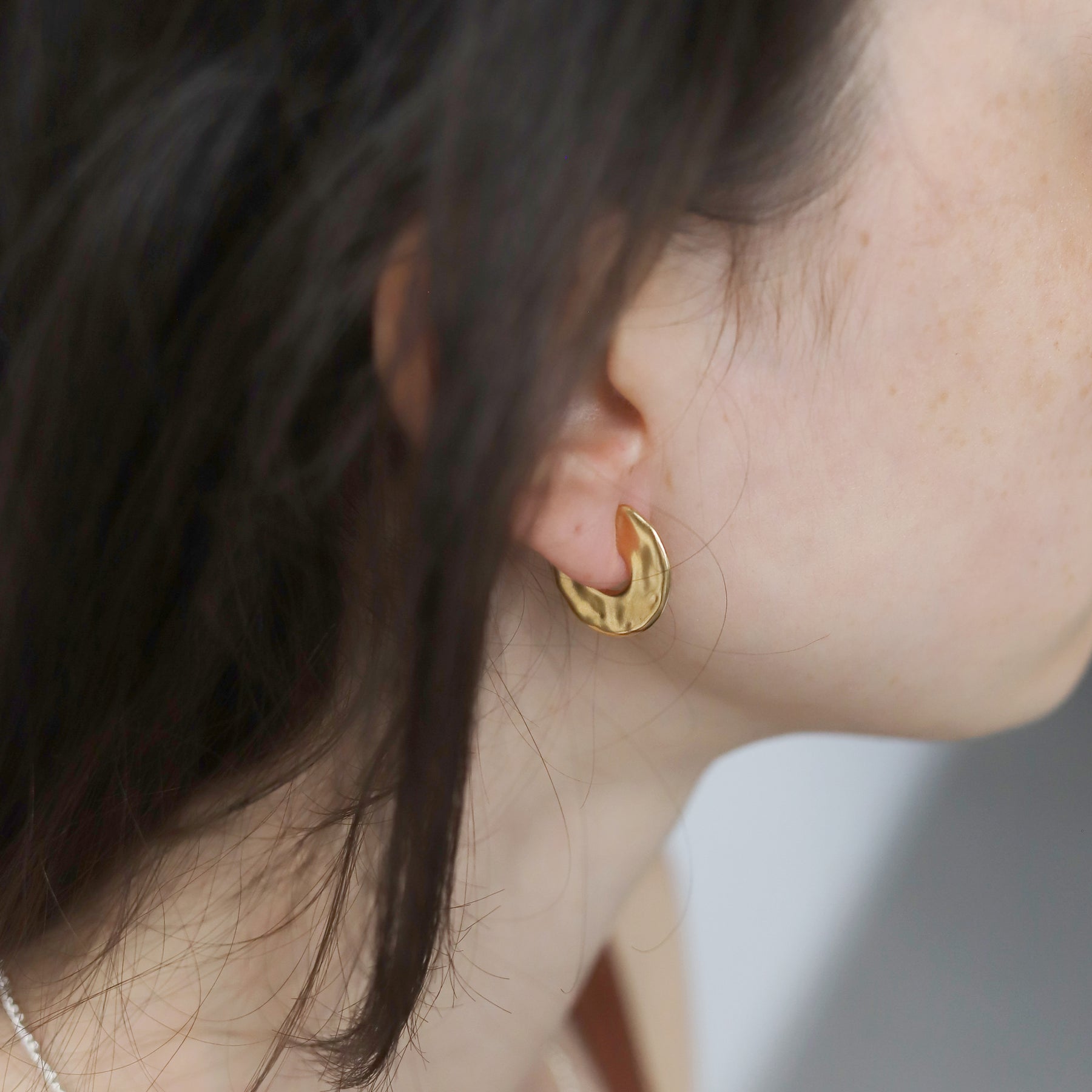 [ONLY STOCK] [ONLINE STORE Limited] flat circle pierce GD-M-