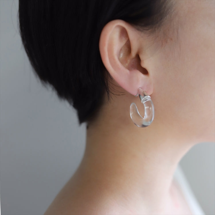 [ONLY STOCK] grass pool earrings SV