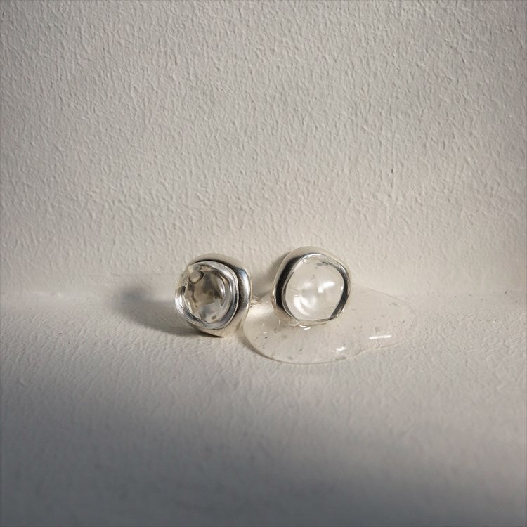 glass tow earrings