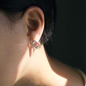 glass tow earrings