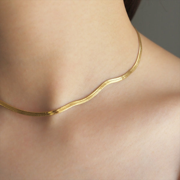 [ONLINE STORE Limited] Wide Snake Choker