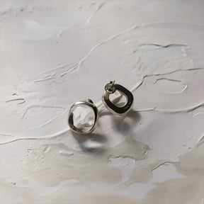 glass tow earrings