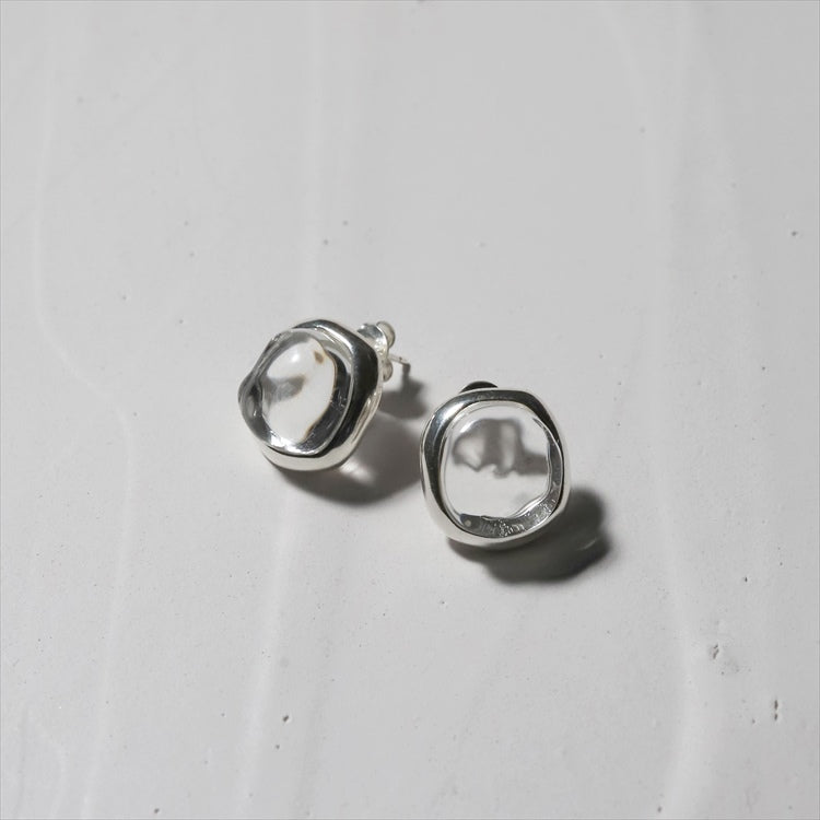 glass tow earrings