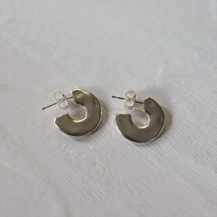[ONLY STOCK] [ONLINE STORE Limited] flat circle earrings