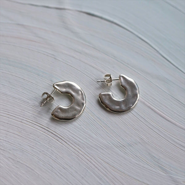 [ONLY STOCK] [ONLINE STORE Limited] flat circle earrings