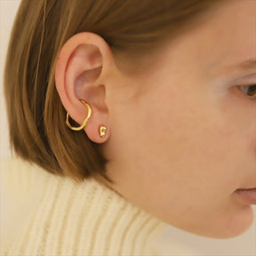 comma earrings
