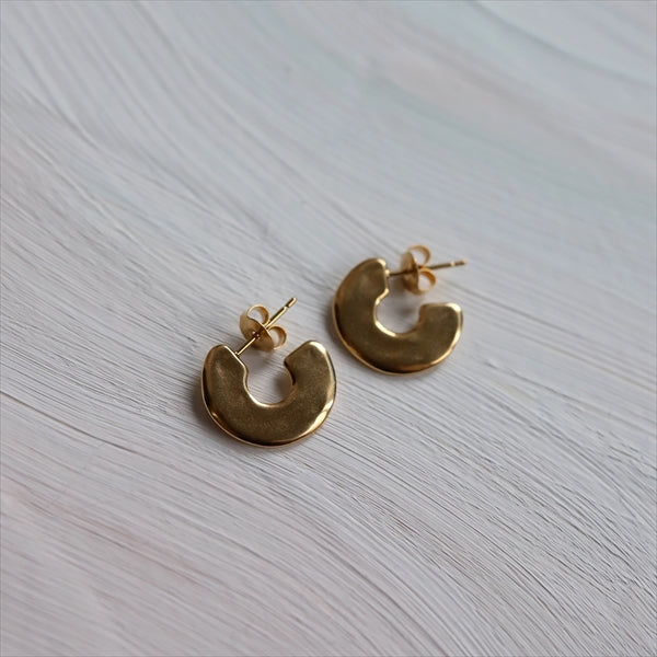 [ONLY STOCK] [ONLINE STORE Limited] flat circle earrings