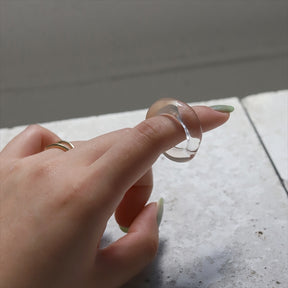 [ONLY STOCK] blur glass ring