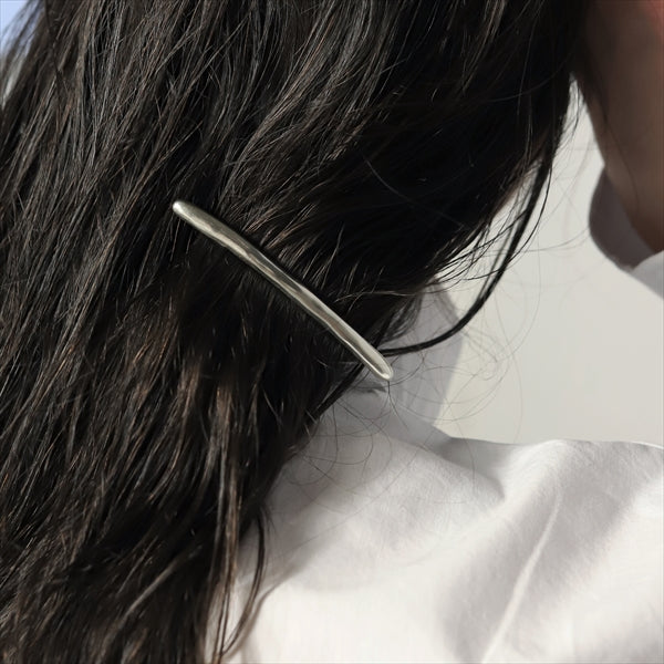 TEN. 【23AW継続品】美品 シルバー ディムバレッタ ヘアアクセサリー